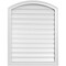 Ekena Millwork Arch Top Surface Mount PVC Gable Vent: Non-Functional, w/2"W x 1-1/2"P Brickmould Frame, 28"W x 34"H GVPAR28X3402SN - alternate 1